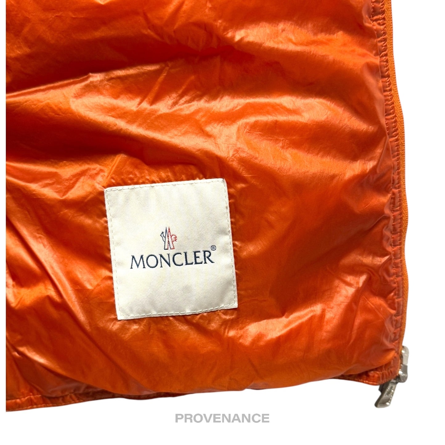 🔴 Moncler Gui Down Vest - Orange 2 M