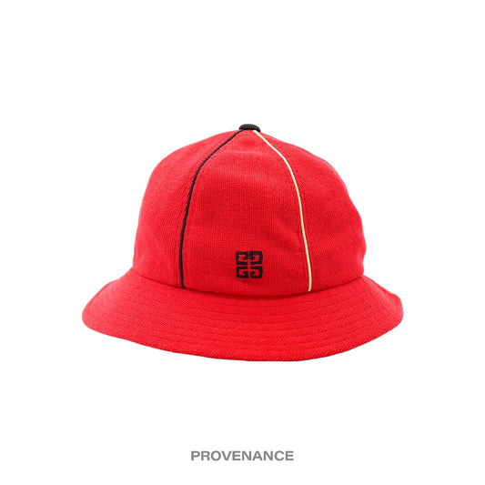 🔴 Givenchy Bucket Hat - Red French Terry