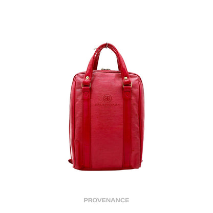 🔴 Balenciaga X Dunlop Clamshell Small Tote Bag - Red