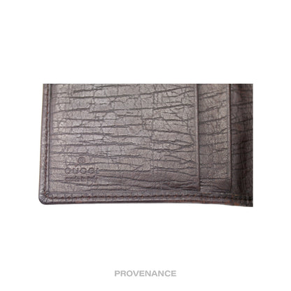 🔴 Gucci Pocket Organizer Wallet - Raffia with Web