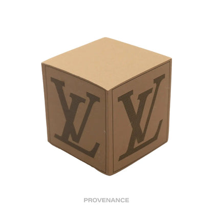 🔴 Louis Vuitton Monogram Desk Sticky Note Pad - Brown