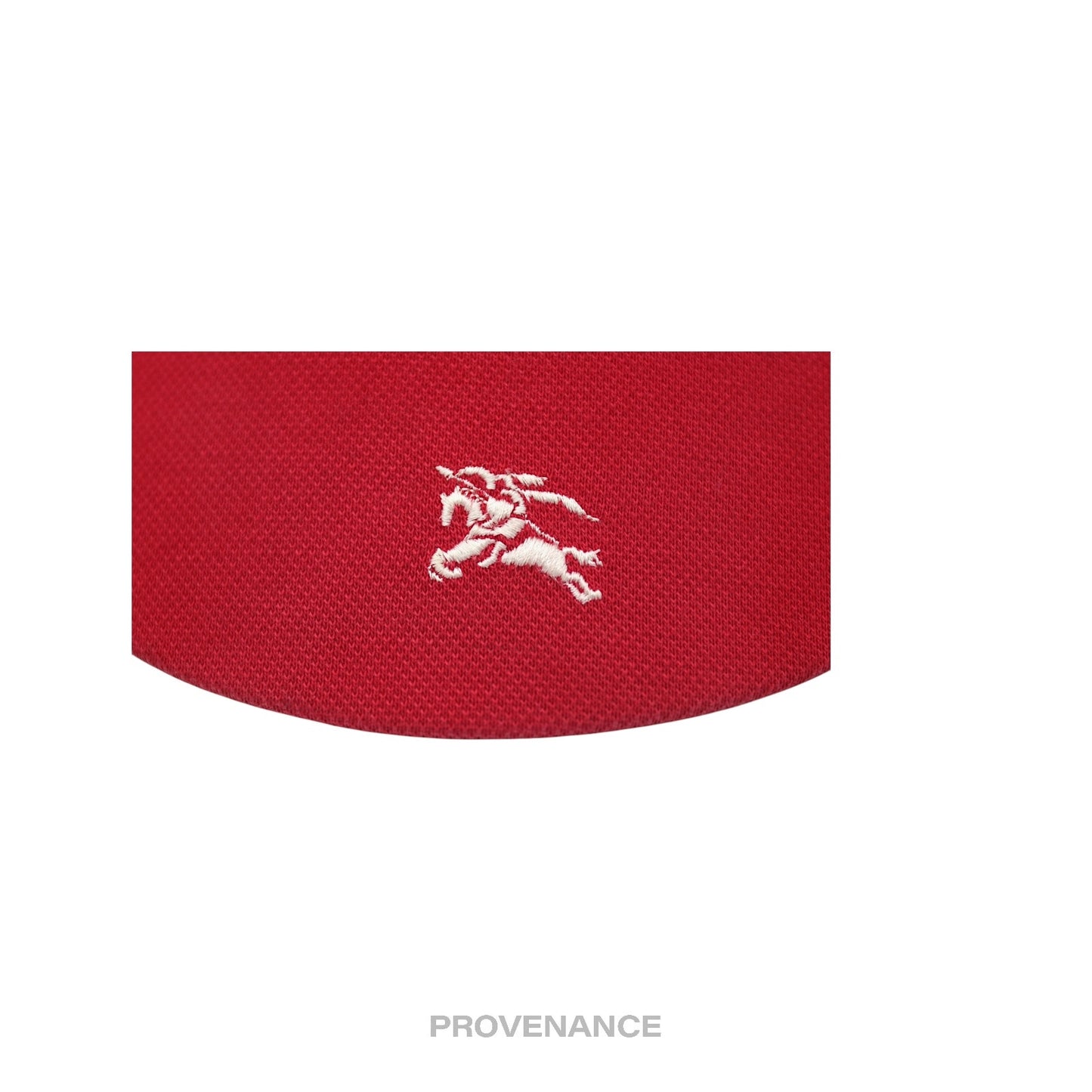 🔴 Burberry Golf Knight Logo Visor - Nova Check Red