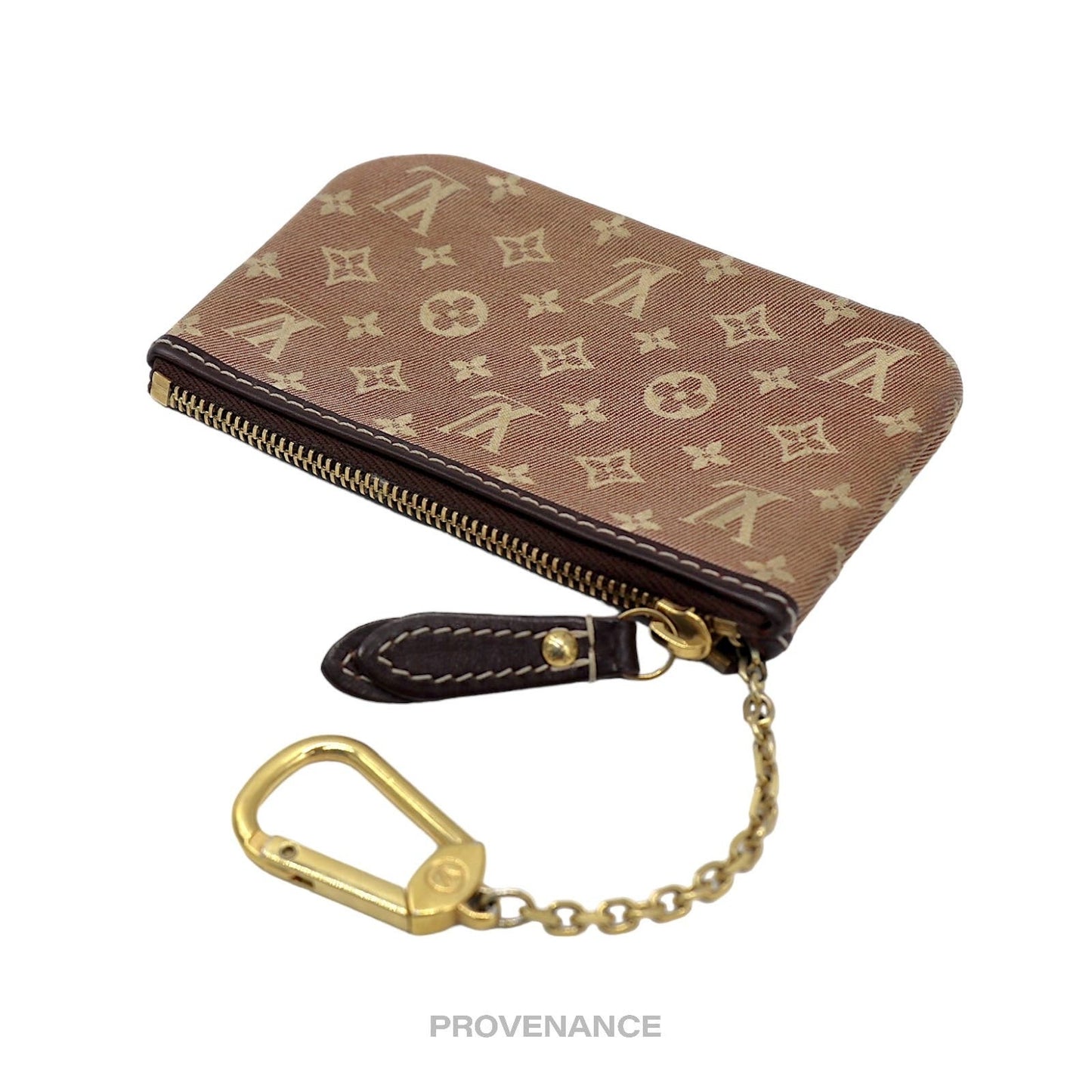 🔴 Louis Vuitton Key Pouch Cles -  Monogram Idylle Red