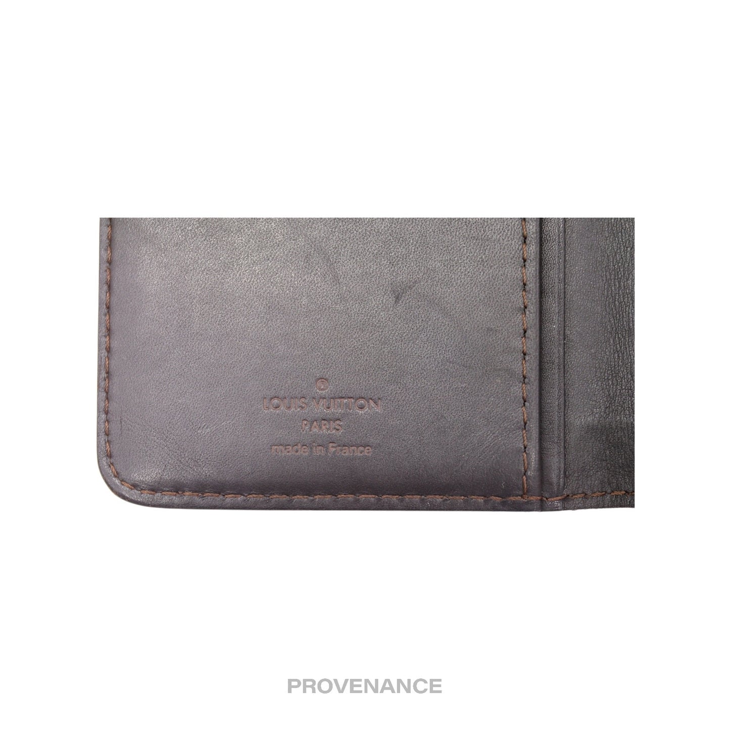 🔴 Louis Vuitton Long Wallet - Utah Brown Leather
