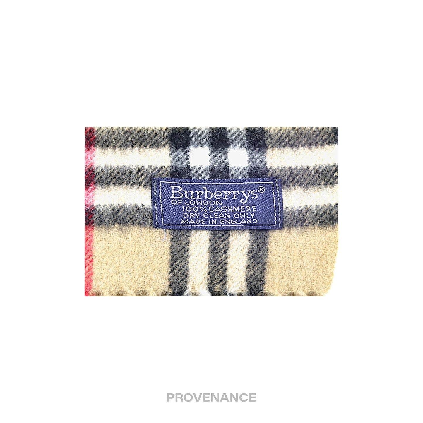 🔴 Burberry Scarf - "Burberrys" Nova Check Cashmere