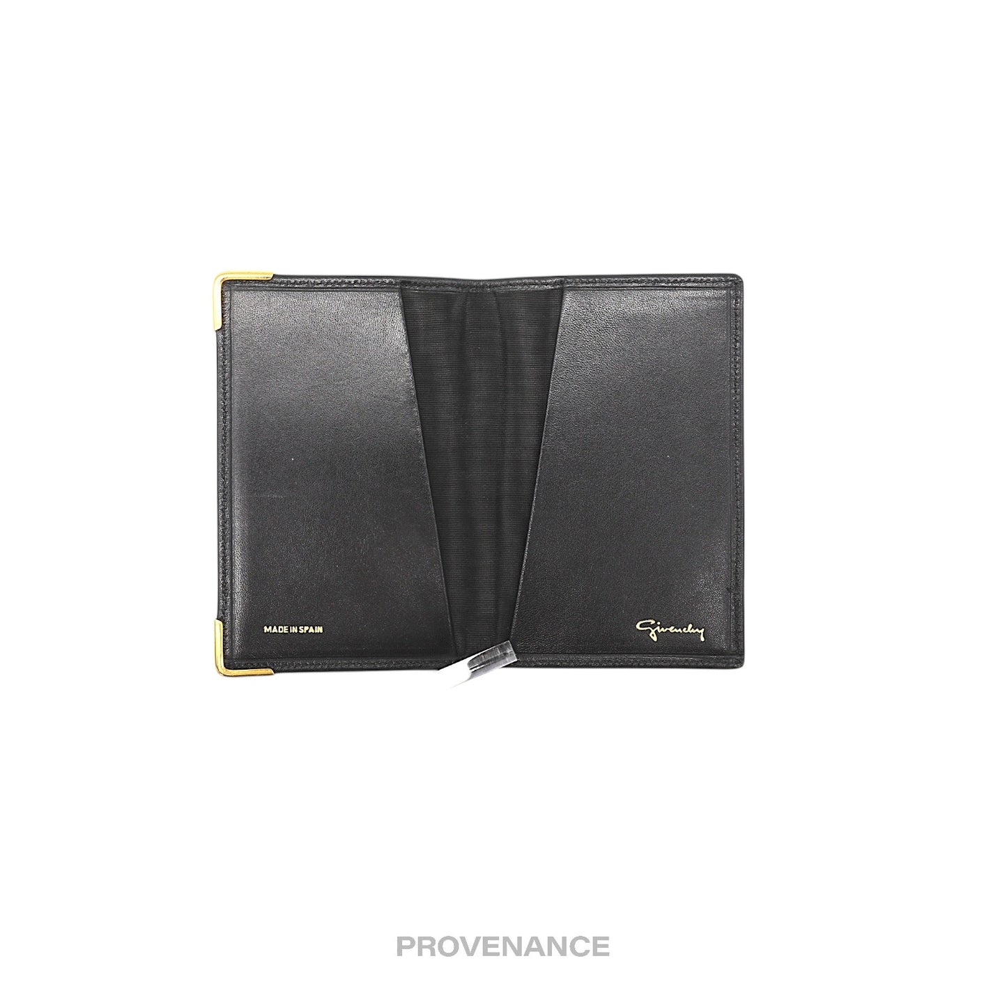 🔴 Givenchy 4G Logo Pocket Organizer Wallet - Black Leather
