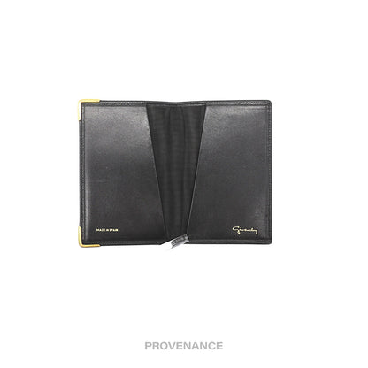🔴 Givenchy 4G Logo Pocket Organizer Wallet - Black Leather