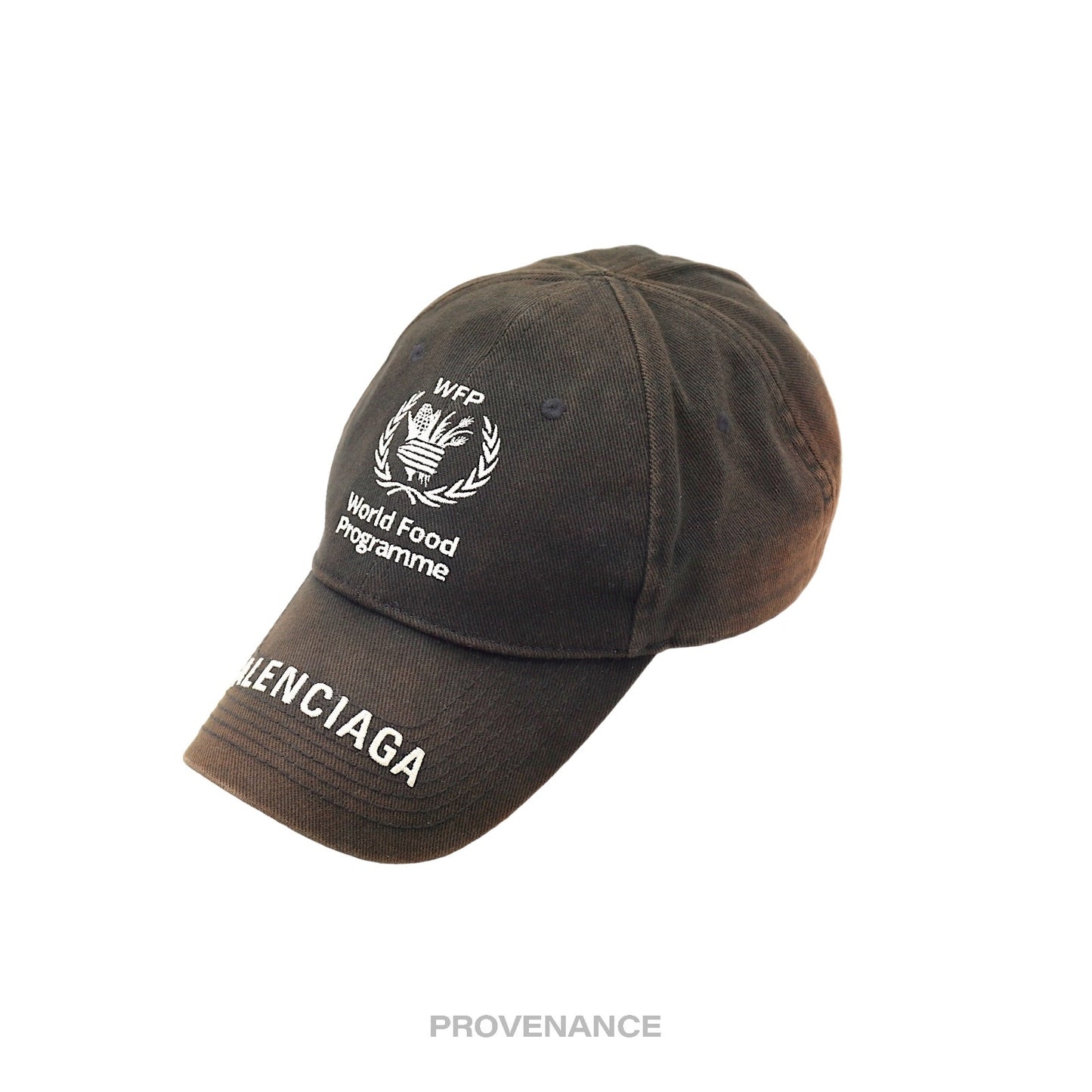 🔴 Balenciaga WFP World Food Programme Cap - Faded Black