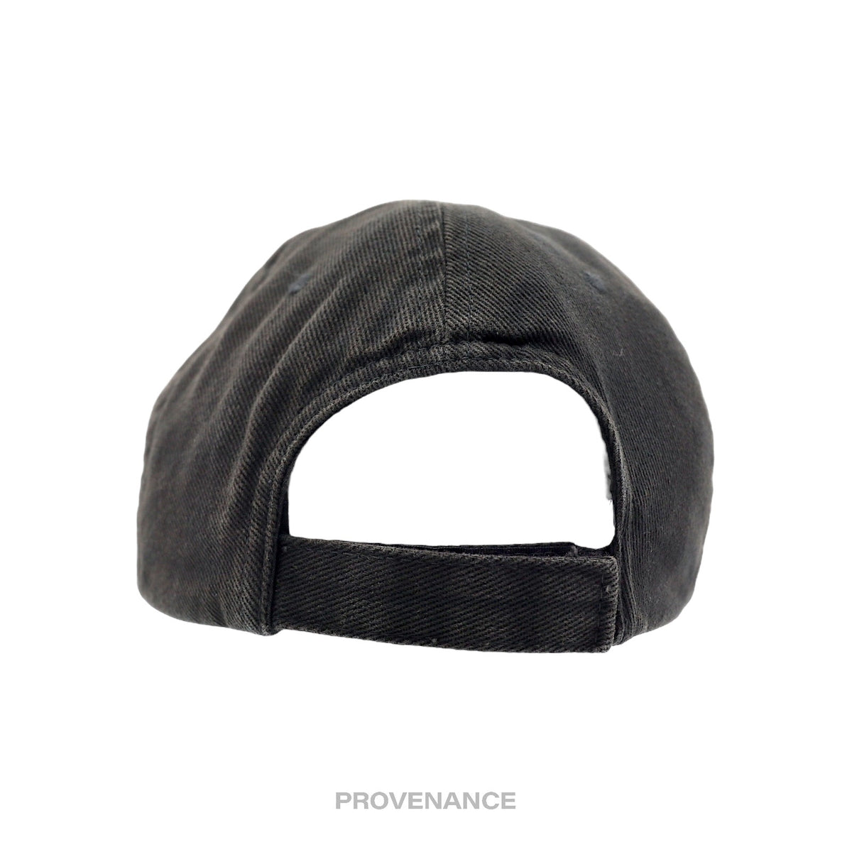 🔴 Balenciaga Embroidered Logo BB Lazer Destroyed Cap Black