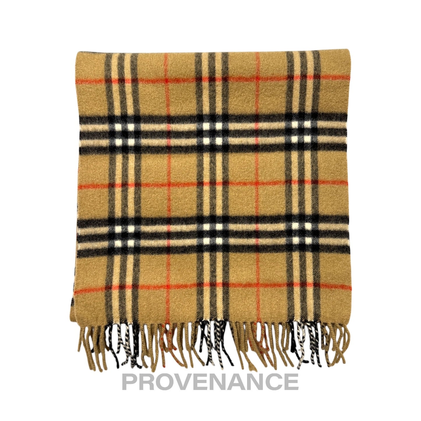 🔴 Vintage Burberrys Scarf Nova Check 100% PURE CASHMERE