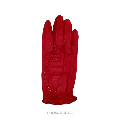 🔴 Balenciaga Golf Glove - Red Leather