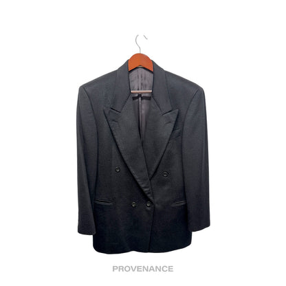 🔴 Boss x Loro Piana Jacket Overcoat - Black Cashmere 36 46