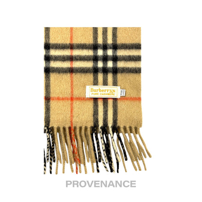 🔴 Burberry Scarf - PURE CASHMERE Nova Check