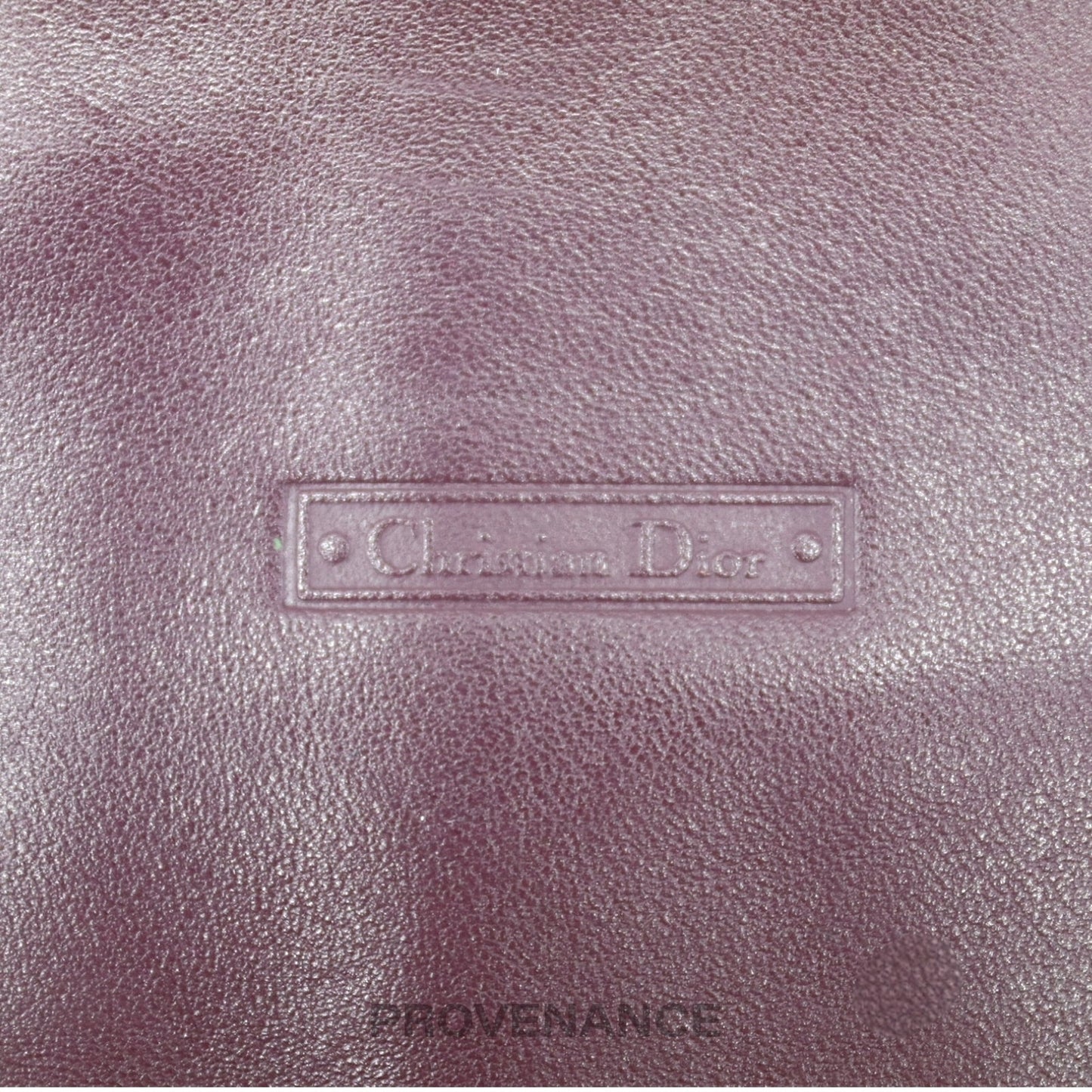 🔴 Christian Dior Bifold Wallet - Burgundy Calfskin Leather