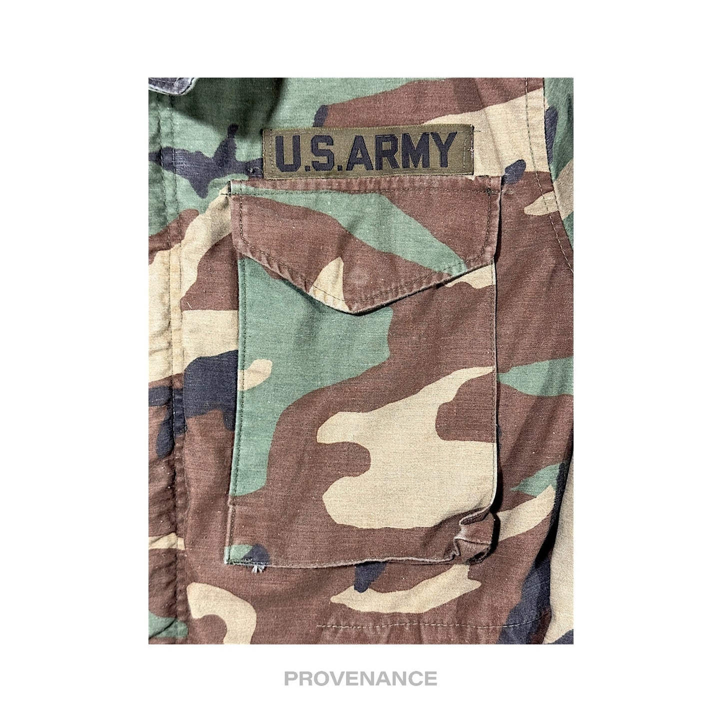 🔴 US ARMY M-65 FIELD JACKET - Camouflage S