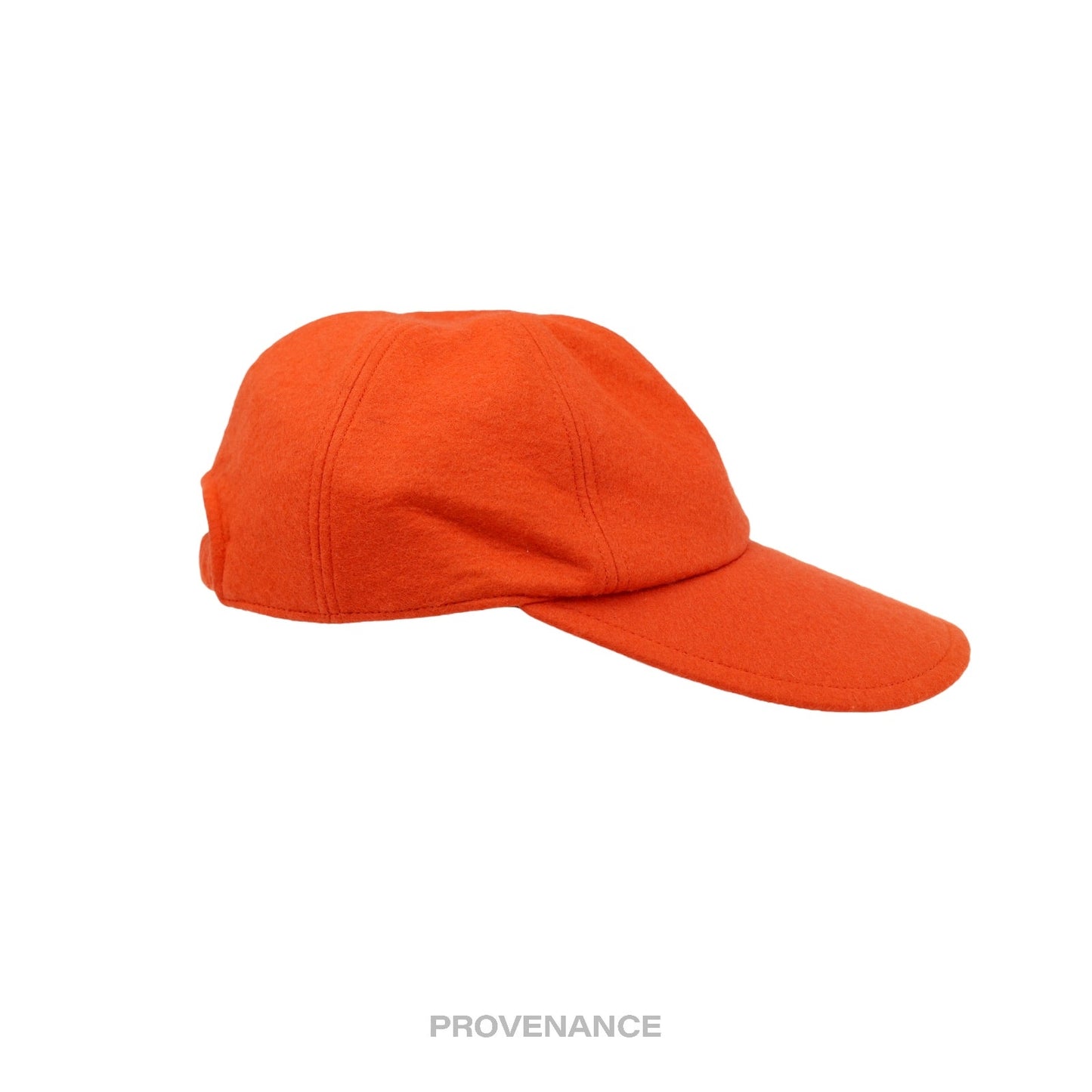 🔴 Christian Dior CD Wool Blend Cap Hat - Orange