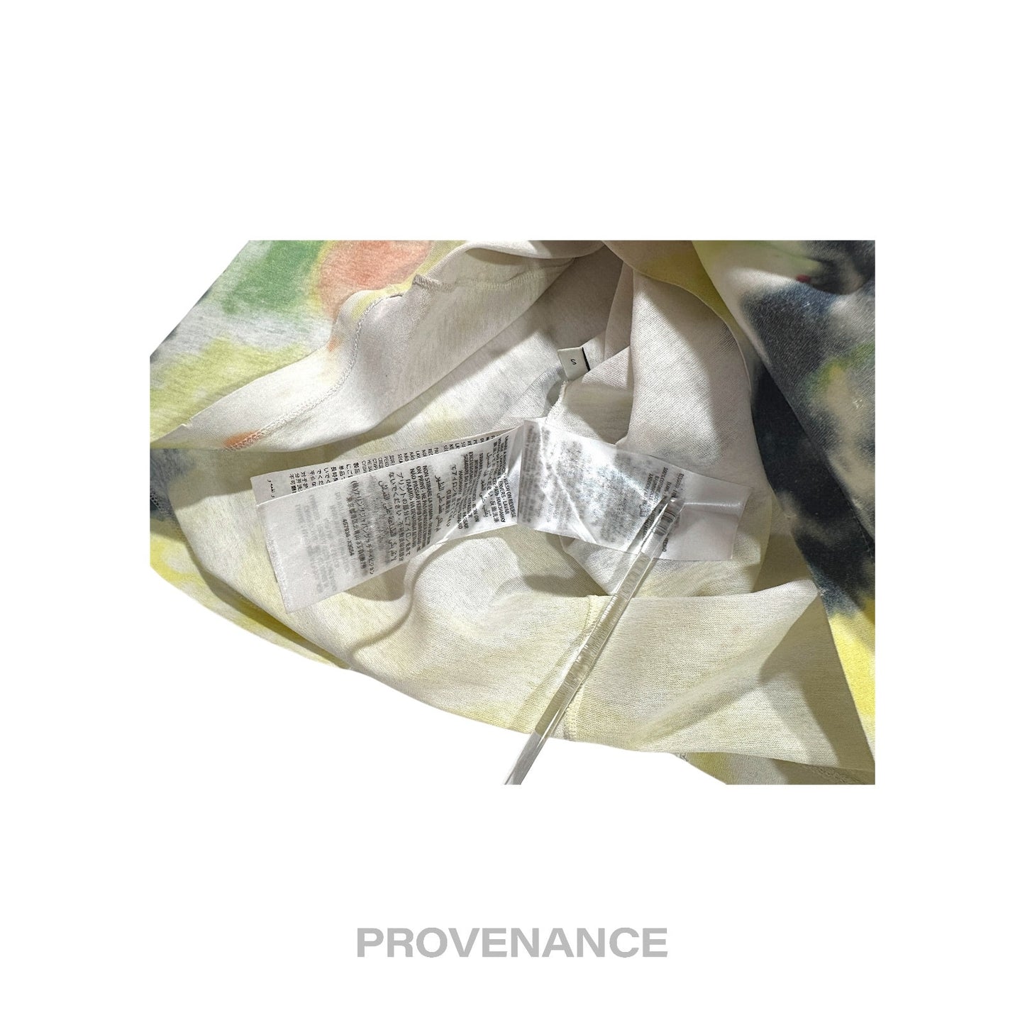 🔴 Gucci GG  Vintage Logo T-Shirt - Tie Dye White  S