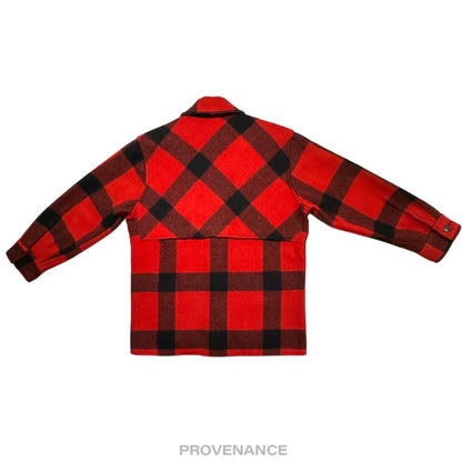 🔴 Filson Double Mackinaw Cruiser - Red/Black Plaid 36