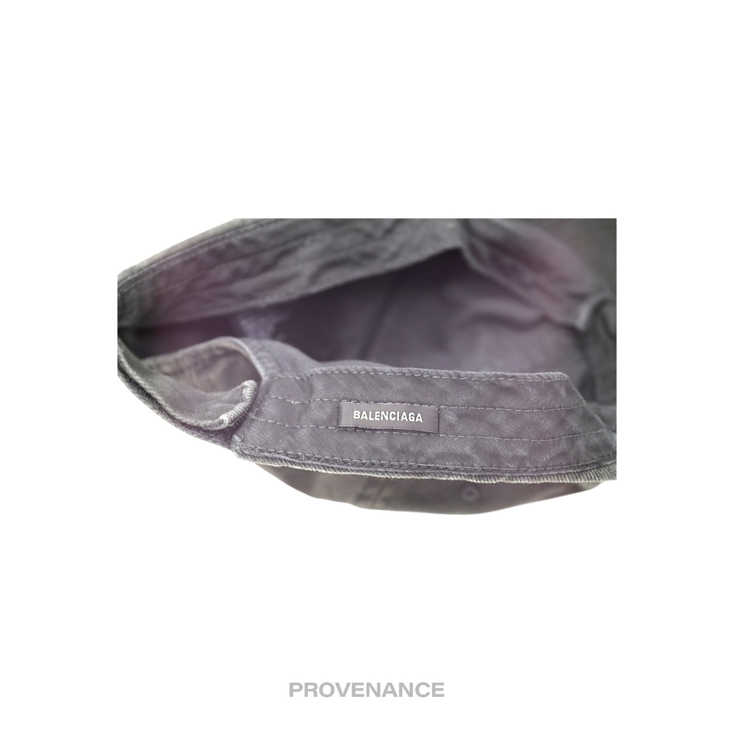 🔴 Balenciaga Embroidered Logo BB Lazer Destroyed Cap Black