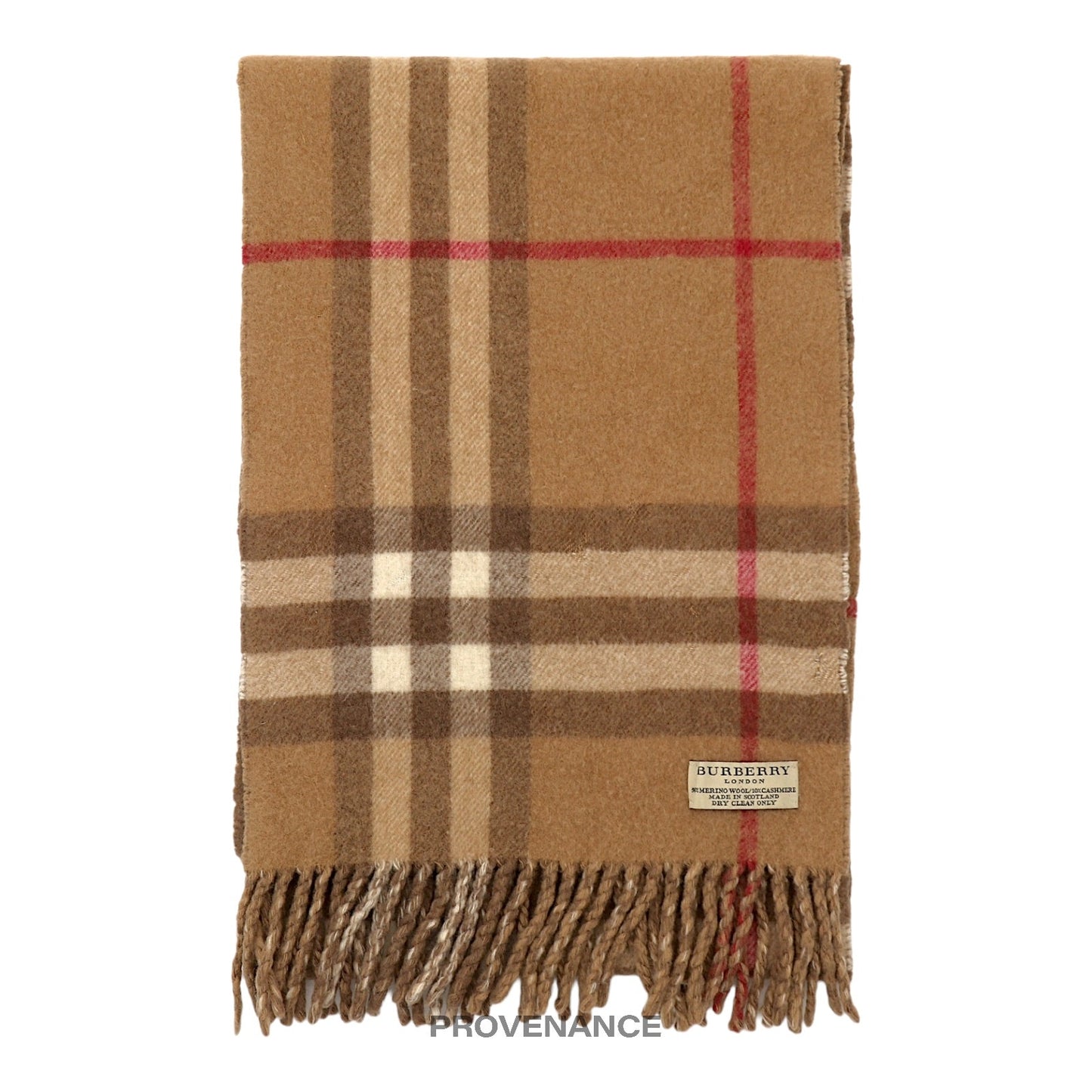 🔴  Burberry Scarf - Two-Tone Nova Check Merino Wool