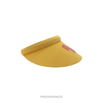 🔴 Balenciaga Logo Golf Visor - Yellow Abstract Colourblock