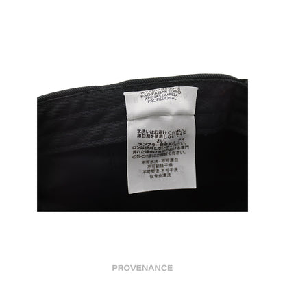 🔴 Balenciaga Embroidered Rainbow Logo Cap - Washed Black