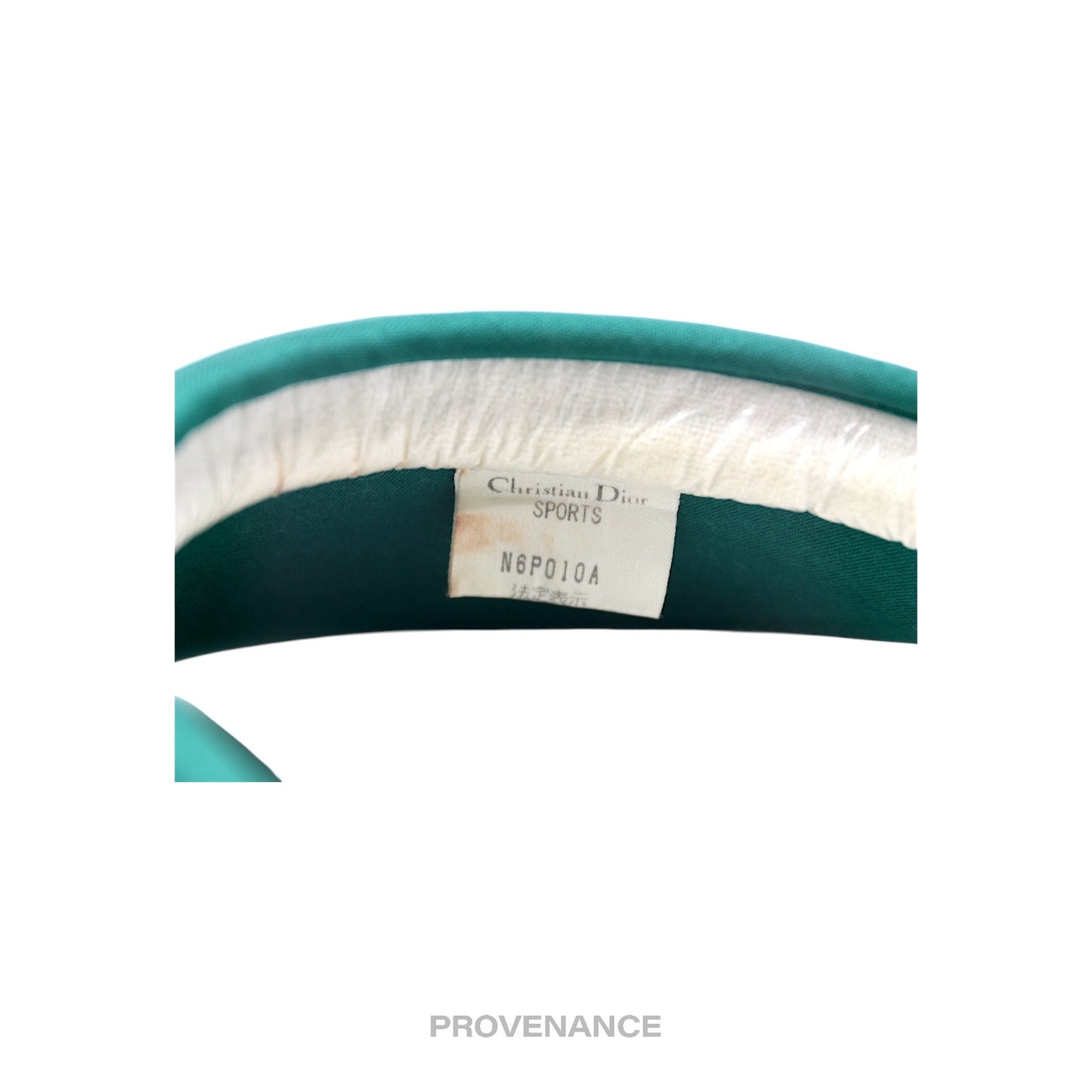 🔴 Christian Dior CD Sports Logo Visor - Green