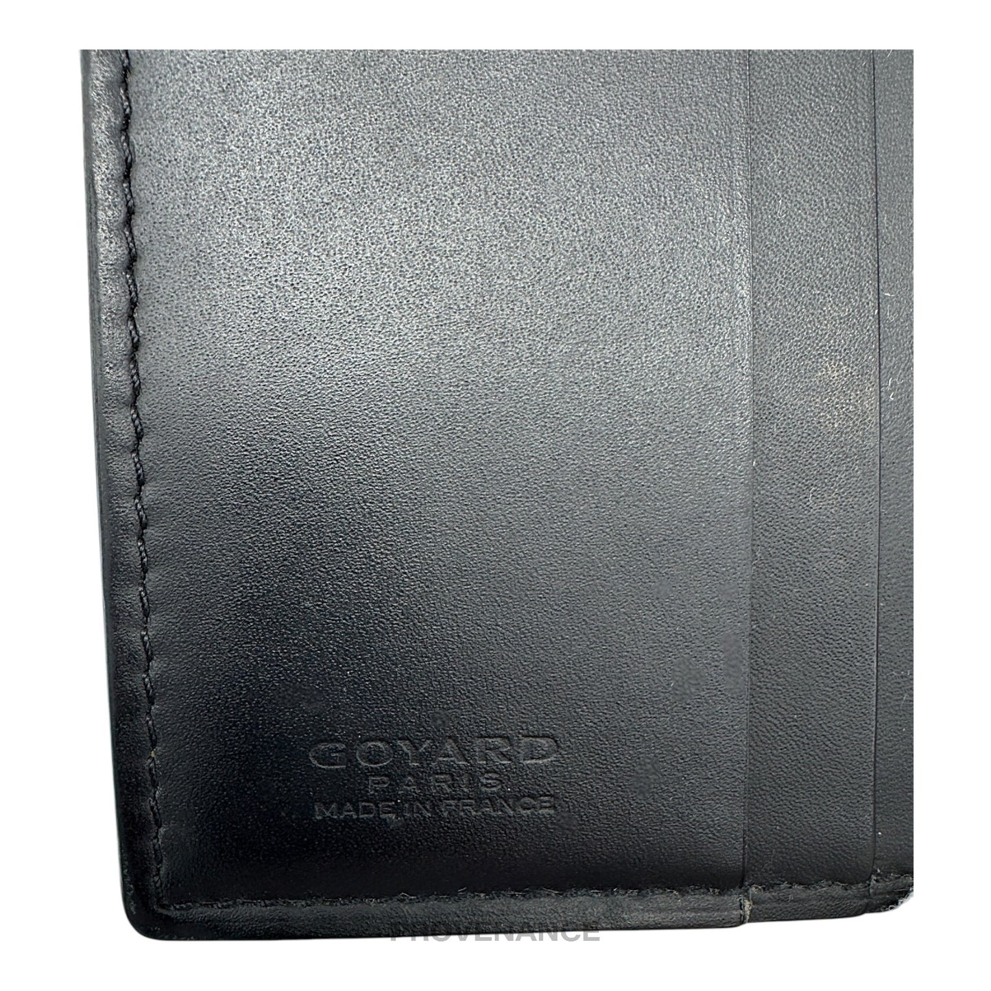 🔴 Goyard Saint-Marc Card Holder Wallet - Black Goyardine