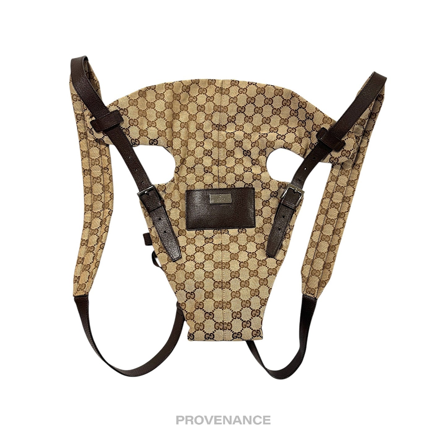 🔴 Gucci Baby Carrier - GG Canvas Monogram Brown