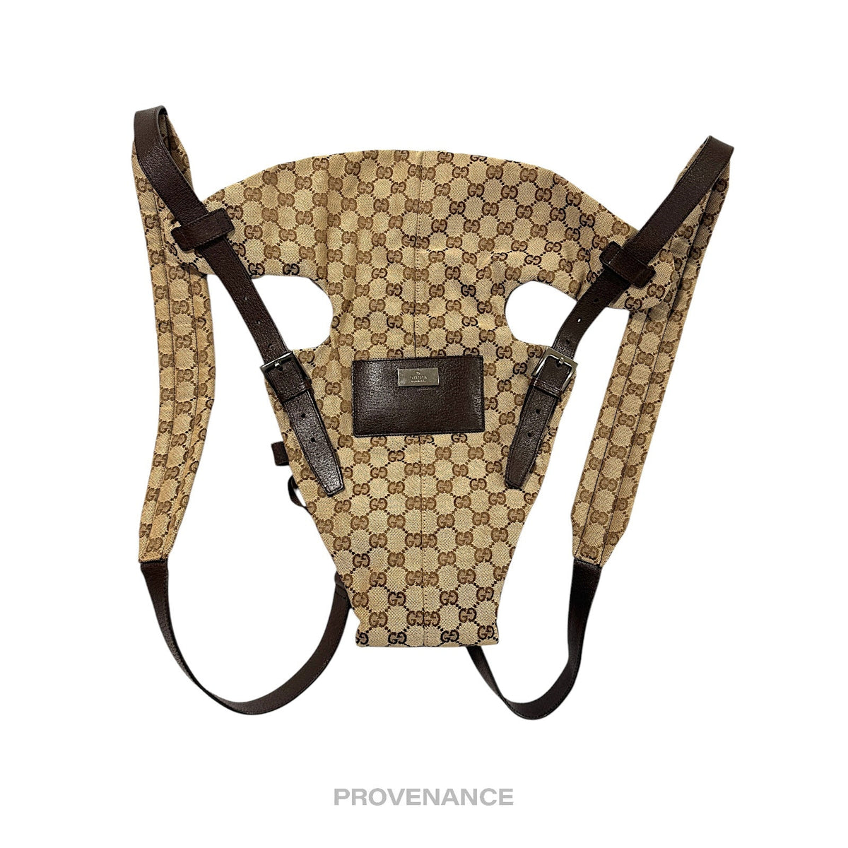 🔴 Gucci Baby Carrier - GG Canvas Monogram Brown