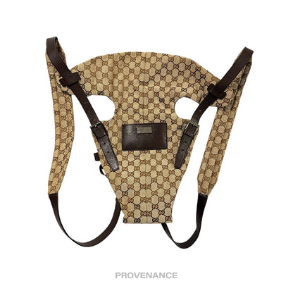 🔴 Gucci Baby Carrier - GG Canvas Monogram Brown