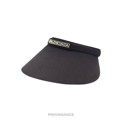 🔴 Balenciaga Logo Visor - Black White