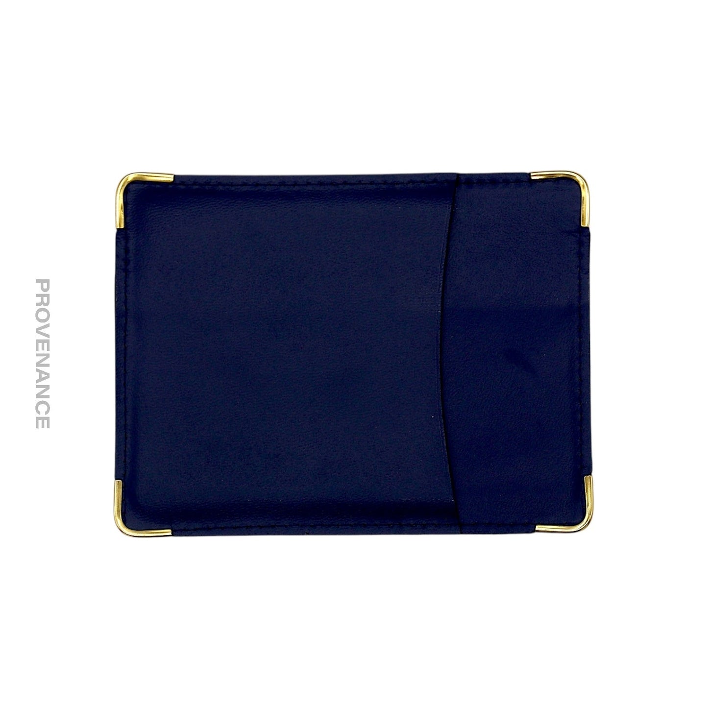 🔴 Rolex Card Holder Wallet - Navy Blue Leather