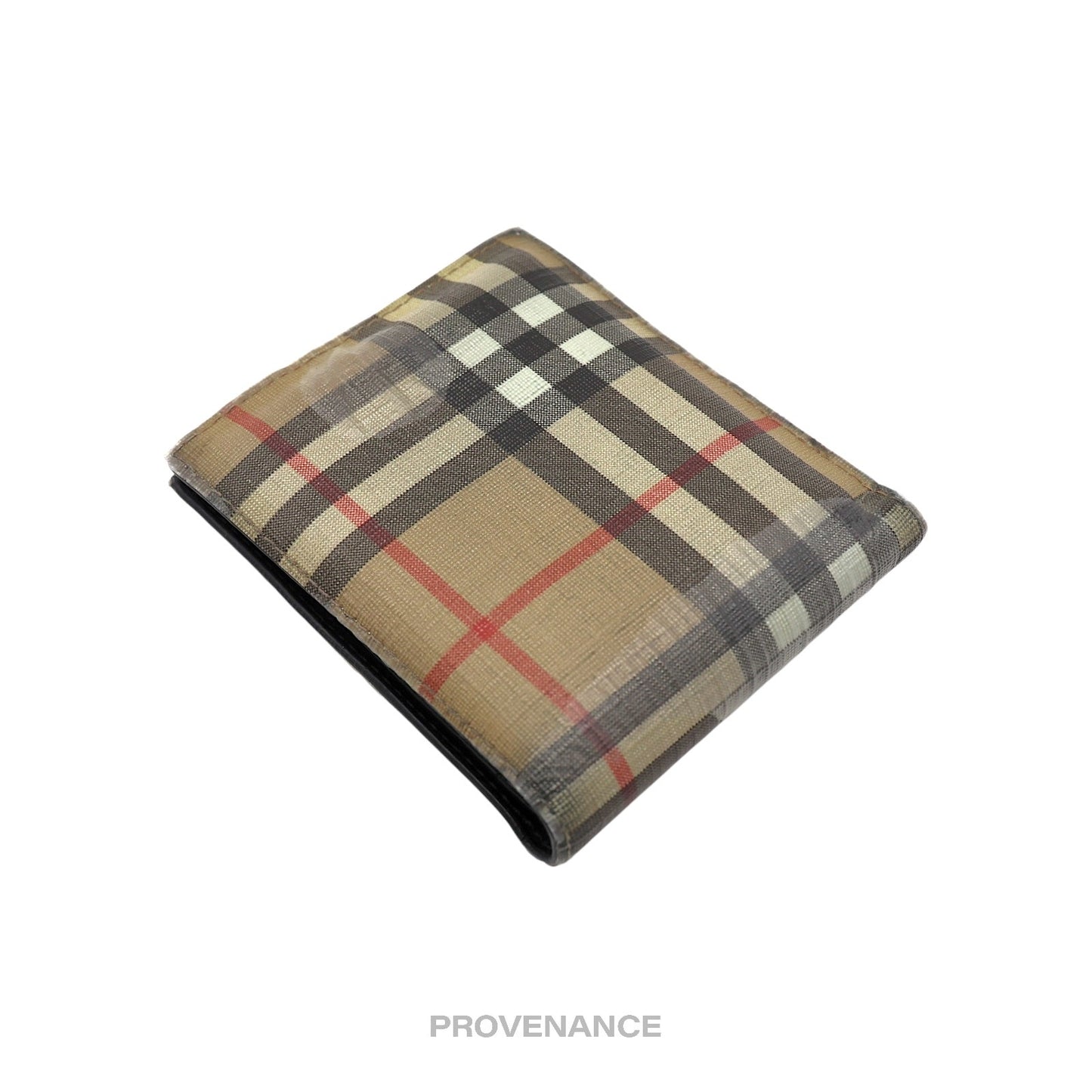 🔴 Burberry Bifold Wallet - Nova Check Black