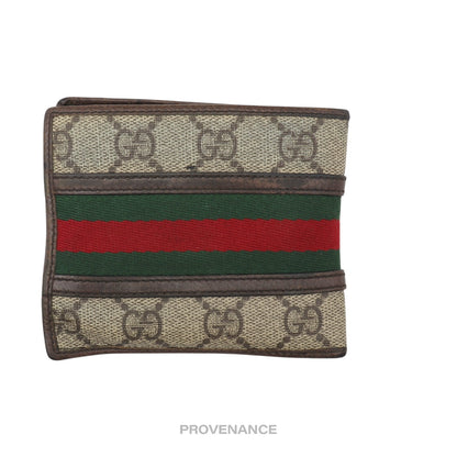🔴 Gucci Ophidia Bifold Wallet - GG Marmont Supreme Signature Web