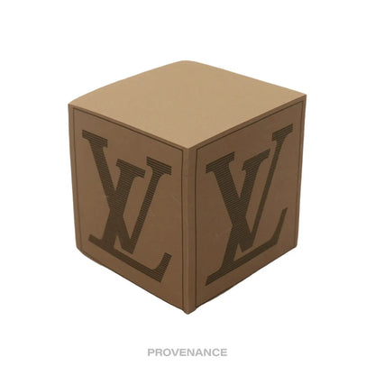 🔴 Louis Vuitton Monogram Desk Sticky Note Pad - Brown