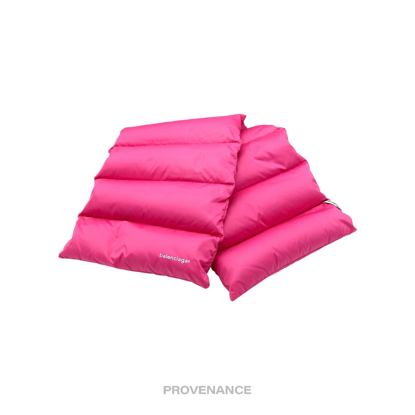 🔴 Balenciaga Puffer Down Scarf - Pink