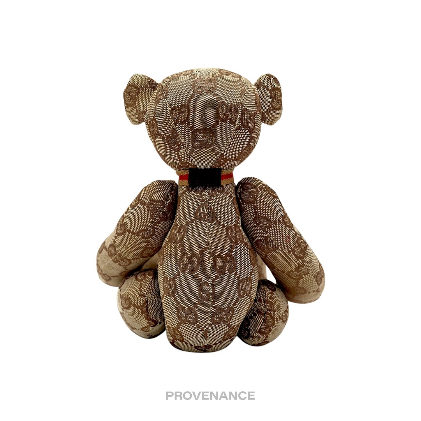 🔴 Gucci Teddy Bear - GG Canvas Tan Patchwork