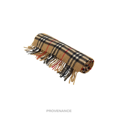 🔴 Burberry Scarf - "Burberrys" Nova Check Cashmere