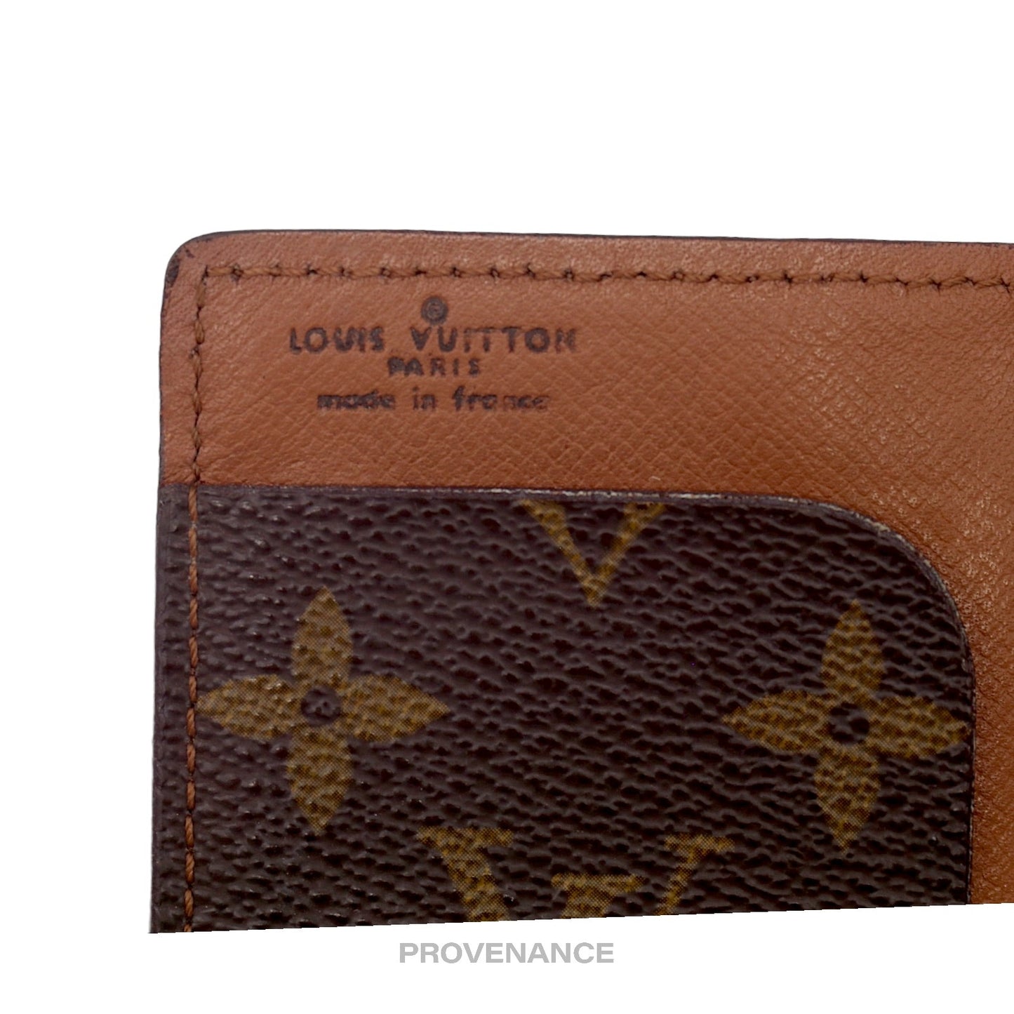 🔴 Louis Vuitton Pocket Organizer Card Wallet - Monogram Small "f"