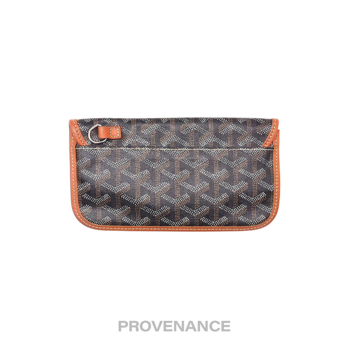 🔴 Goyard St. Louis Pouch - Black/Tan Goyardine