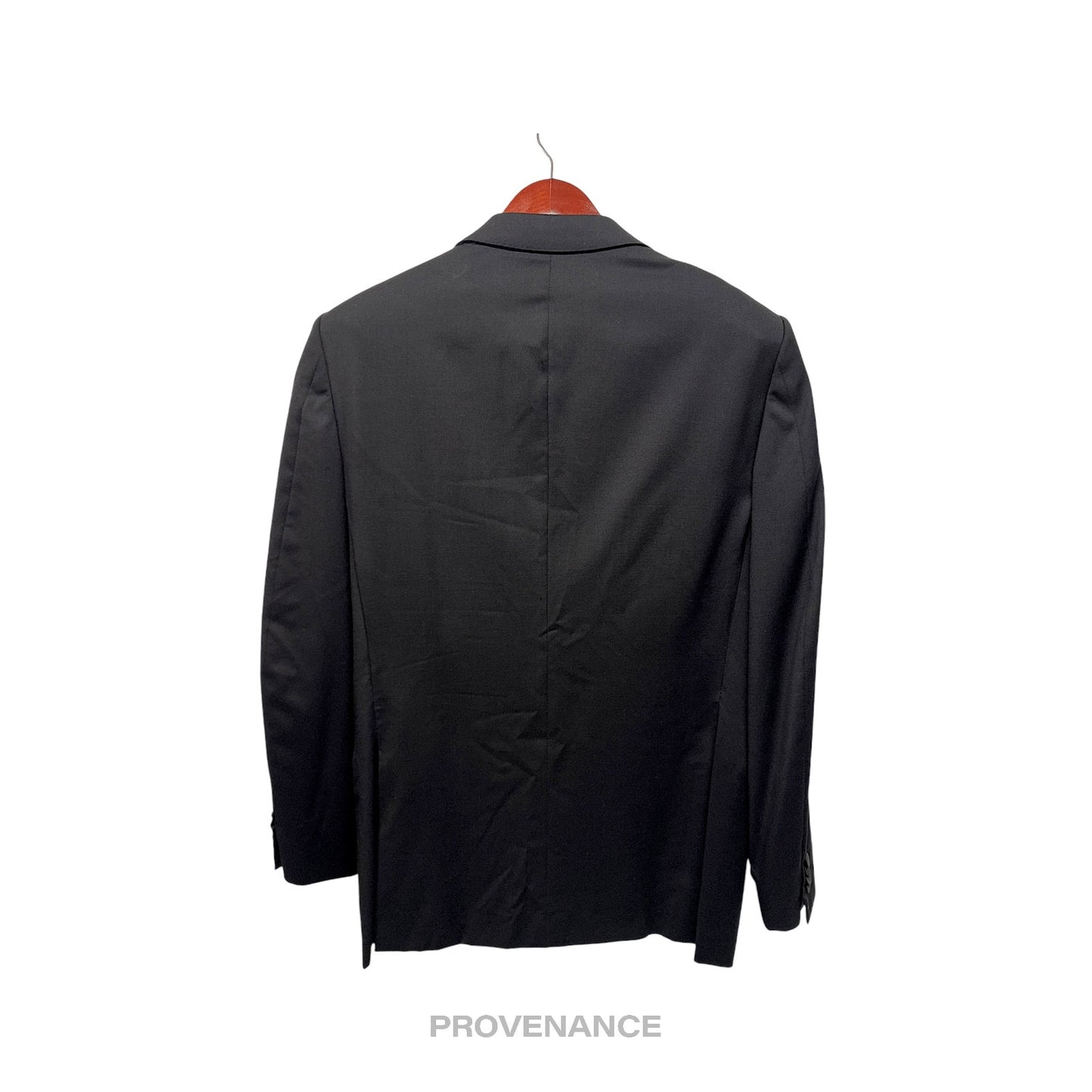 🔴 Zegna Black Dinner Jacket Coat Tuxedo - Peak 36 46