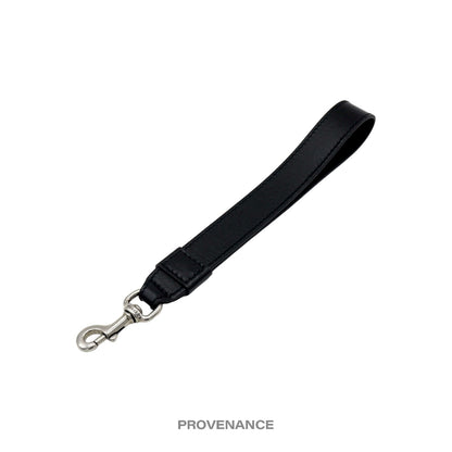 🔴 Gucci Clutch Lanyard - Black Leather Aged SIlver