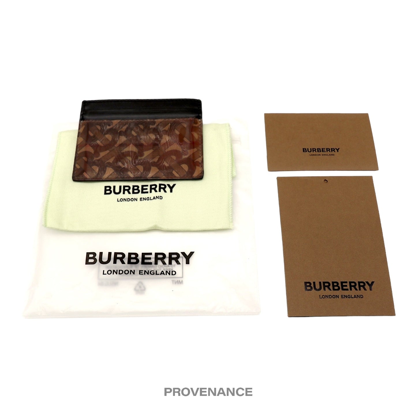 🔴 Burberry Card Wallet - Hologram Lenticular Monogram Check