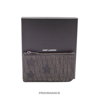 🔴 Saint Laurent Paris SLP Fragment Card Wallet - Monogram