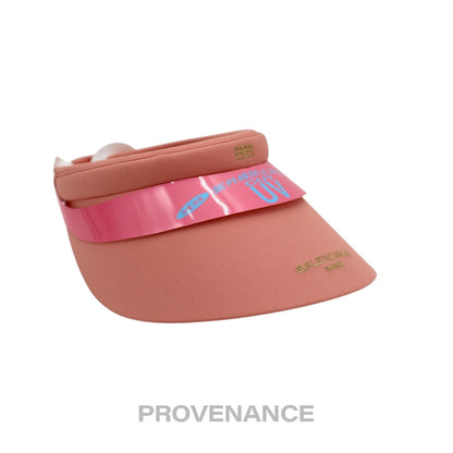 🔴 Balenciaga BB Logo Visor - Powder Pink