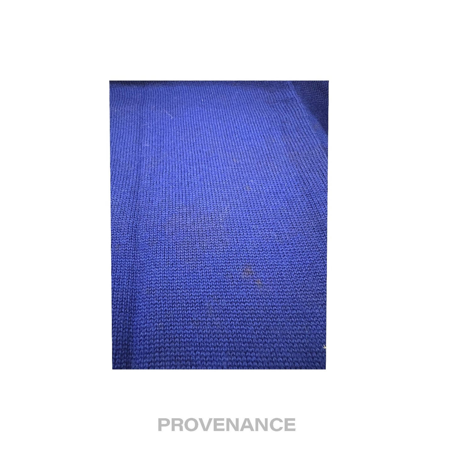 🔴 Balenciaga Sports Golf Crewneck Wool Sweatshirt - Blue L