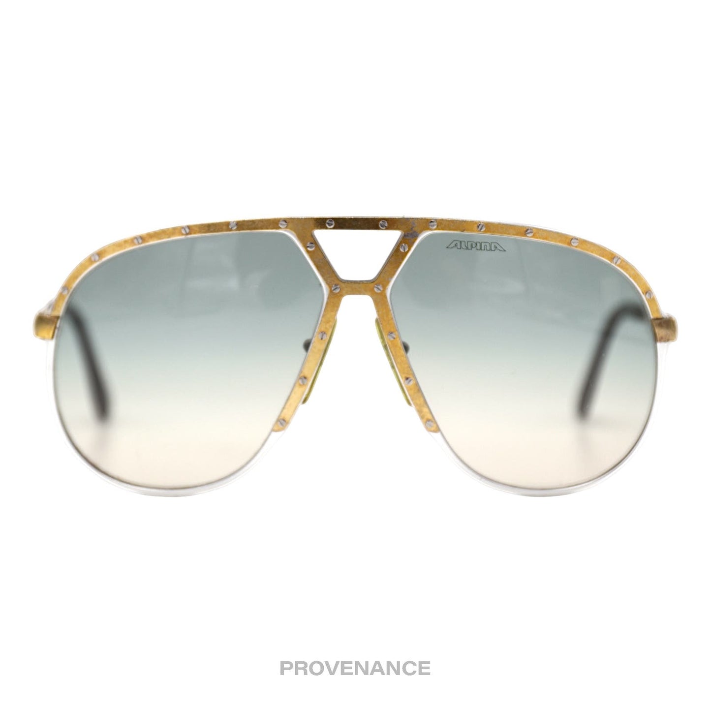 🔴 Alpina M1 Vintage Sunglasses - Silver Gold