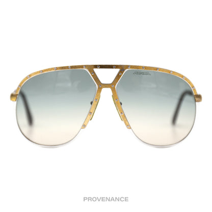 🔴 Alpina M1 Vintage Sunglasses - Silver Gold