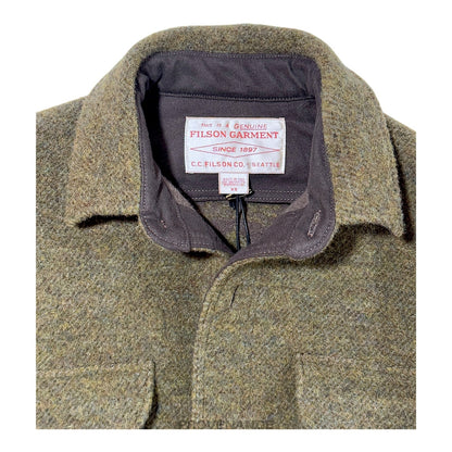 🔴 Filson Wool Jac-Shirt Jacquard CCC - Olive XS